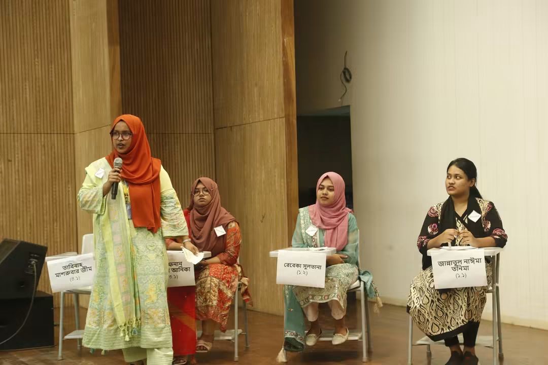 Chief Guest Mr. Manzur Al Matin addressing the audience