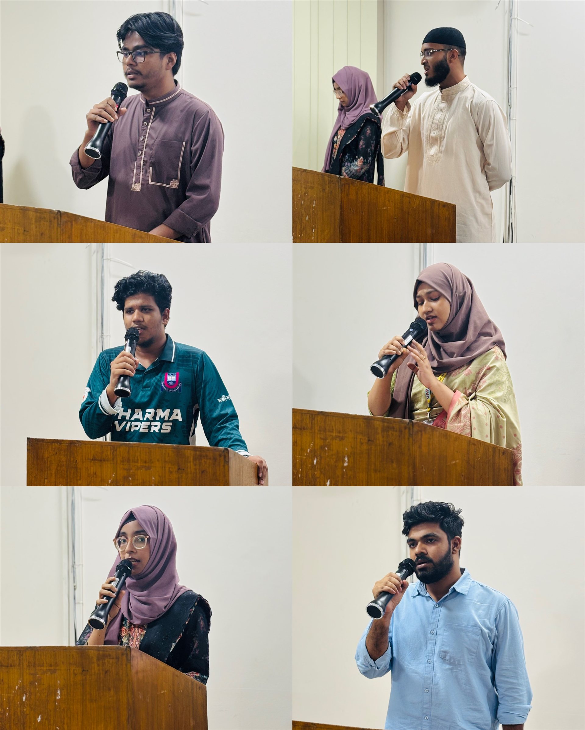 Opening Dua and recitation session