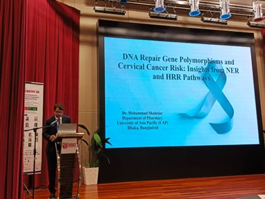 Prof. Dr. Mohammad Shahriar presenting at ICDDTM