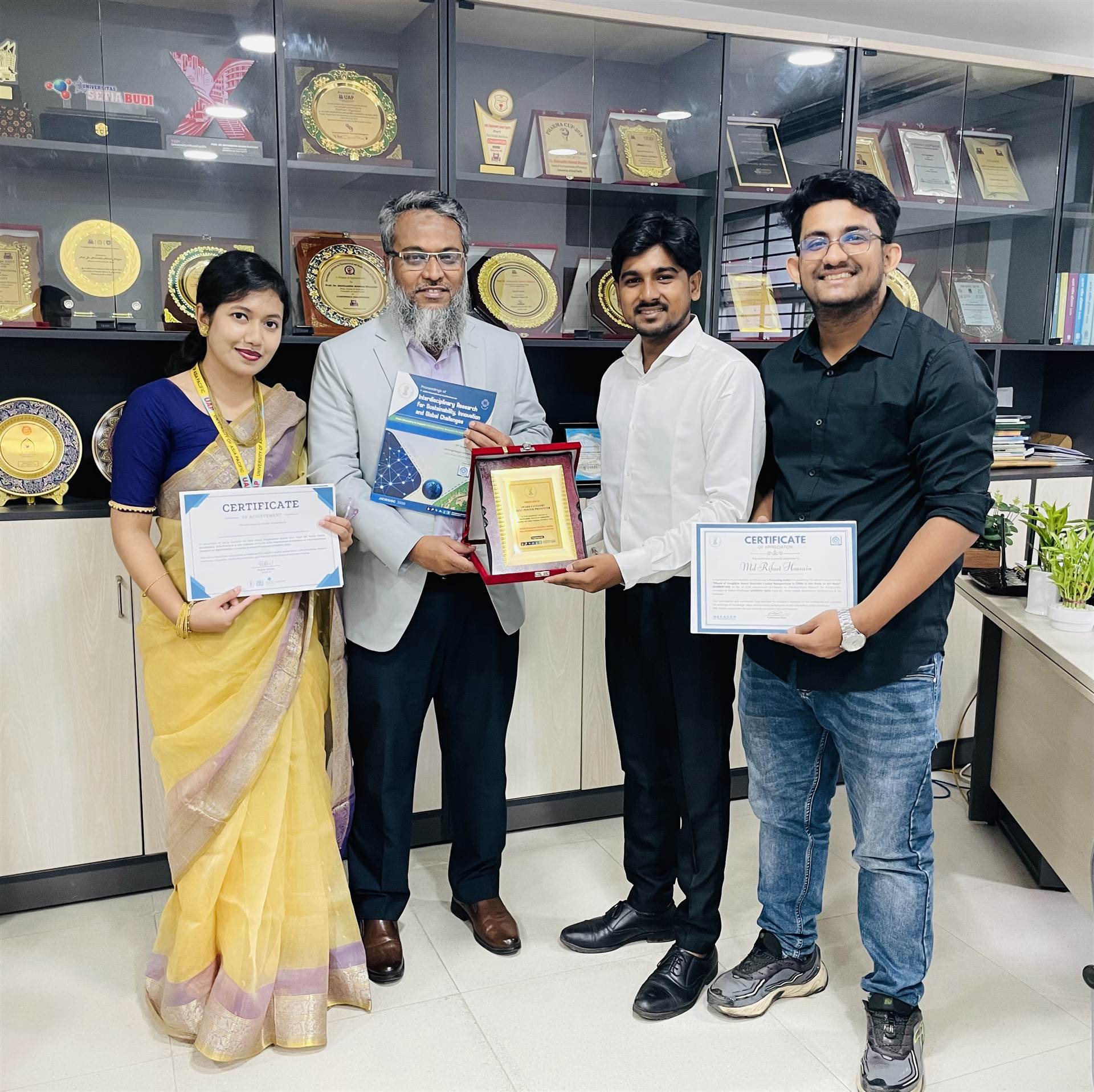 Certificate and award ceremony