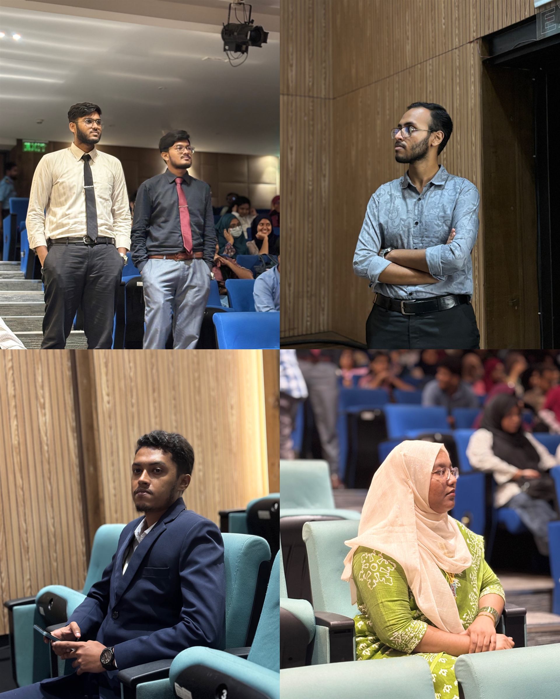 Md. Muhsin Mia interacting with students