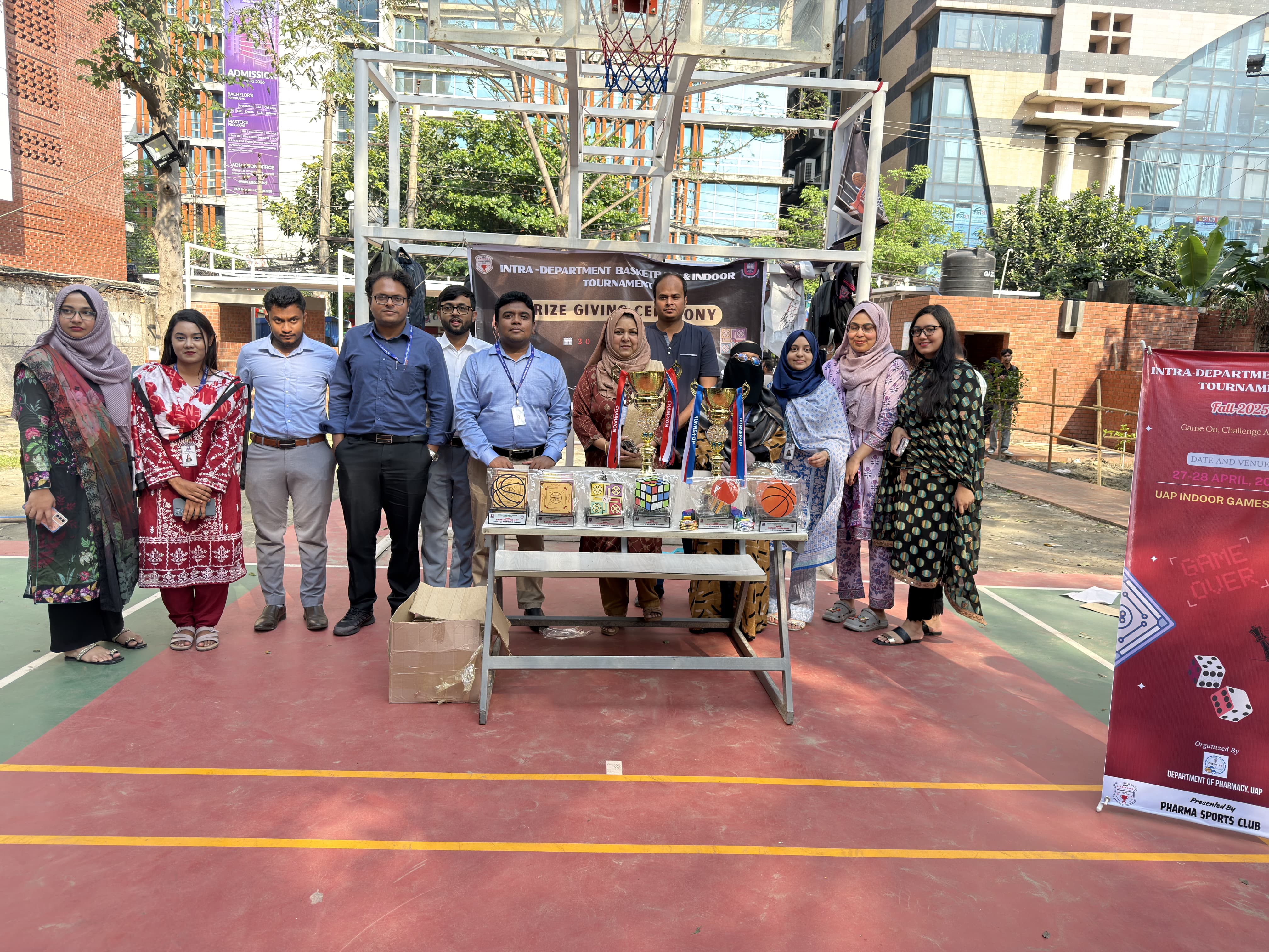 Cricket runner-up team Batch 55