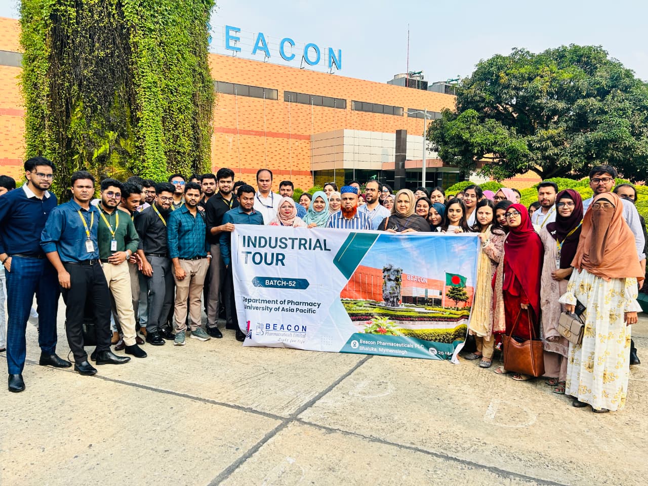 UAP Pharmacy Students Industrial Visit at Beacon Pharmaceuticals PLC